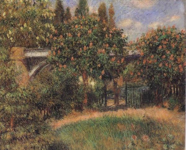 Pierre-Auguste Renoir Railway Bridge at Chatou